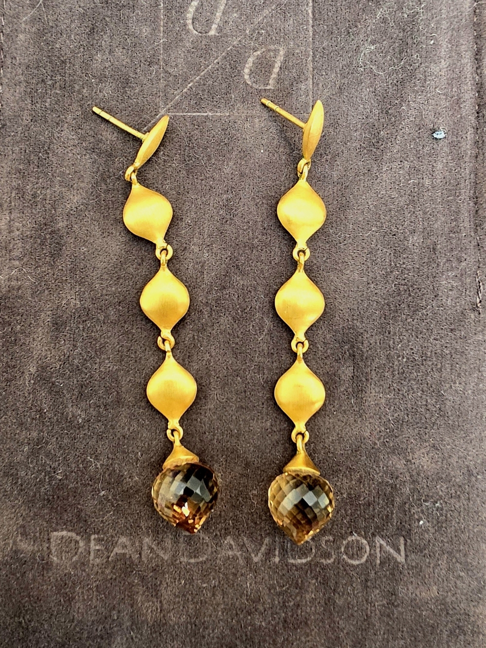 Dean DAVIDSON 22K GOLD PLATED IPANEMA EARRINGS